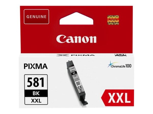 CANON CLI 581BK XXL Größe XXL Schwarz Tintenbehälter