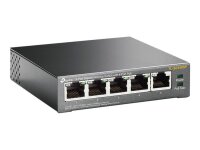 TP-LINK 5-Port Gigabit Desktop Switch with  4-Port PoE 56 W PoE Power, Desktop S  ( TL-SG1005P )