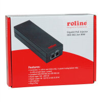 ROLINE Gigabit PoE Injektor 802.3at 30W