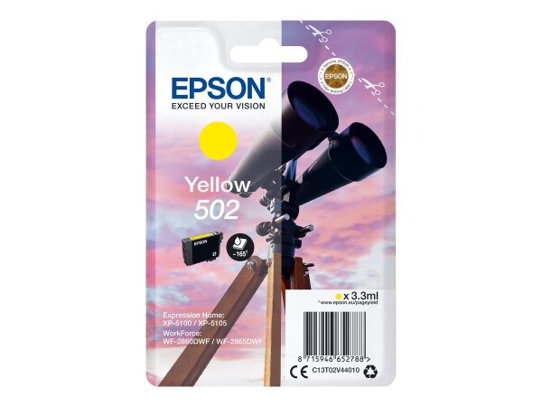 EPSON Ink/502 Binocular 3.3ml YL