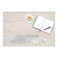 CHERRY Keyboard KC 6000 Slim silber/weiß