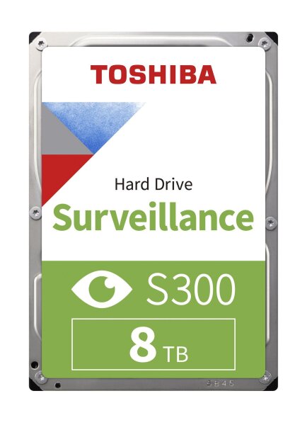 TOSHIBA S300 SURVEILLANCE 8TB  ( HDWT380UZSVA )