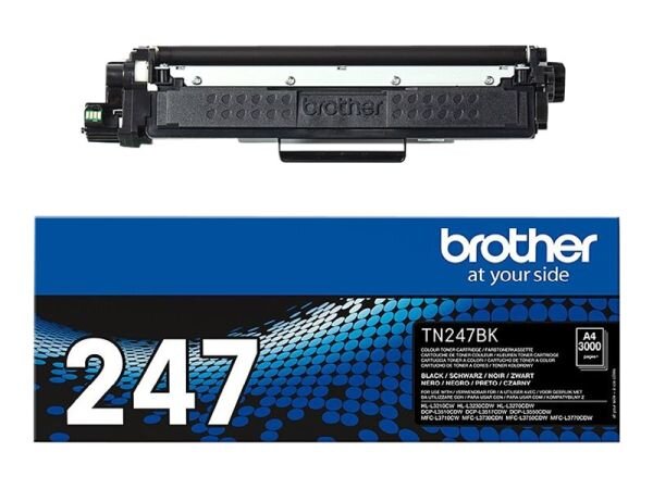 BROTHER Jumbo-Toner Schwarz (ca. 3.000 Seiten gemäß ISO/IEC19798)  ( TN247BK )