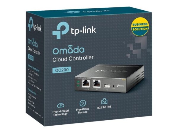 TP-LINK Omada Hardware Controller 2× 10/100 Mbps Ethernet Ports, 1× USB 2.0 Port  ( OC200 )
