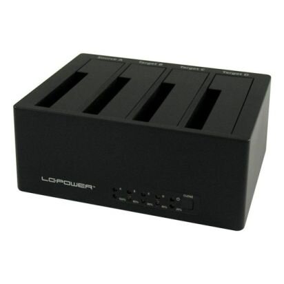 LC-POWER Dockingstation LC-Power USB 3.0/eSATA 4-Bay 2,5"/3,5"HDD/SSD  ( LC-DOCK-U3-4B )