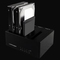 LC-POWER Dockingstation LC-Power USB 3.0/eSATA 4-Bay 2,5"/3,5"HDD/SSD  ( LC-DOCK-U3-4B )