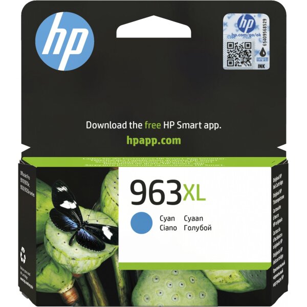 HP Ink No.963 Cyan XL (3JA27AE#BGX)  ( 3JA27AE#BGX )