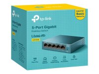 TP-LINK LiteWave 5-Port Gigabit Desktop Switch, 5 Gigabit RJ45 Ports, Desktop St  ( LS105G )