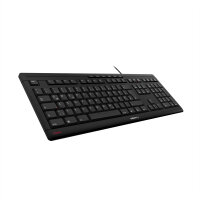 CHERRY TAS STREAM KEYBOARD schwarz  deutsches Layout