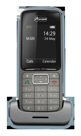 AUERSWALD Telefon COMfortel M520 schwarz/grau  ( 90684 )