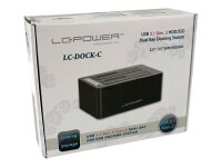 LC-POWER Dockingstation USB 3.1 1x 6,3cm SATA-HDD/SSD  (...