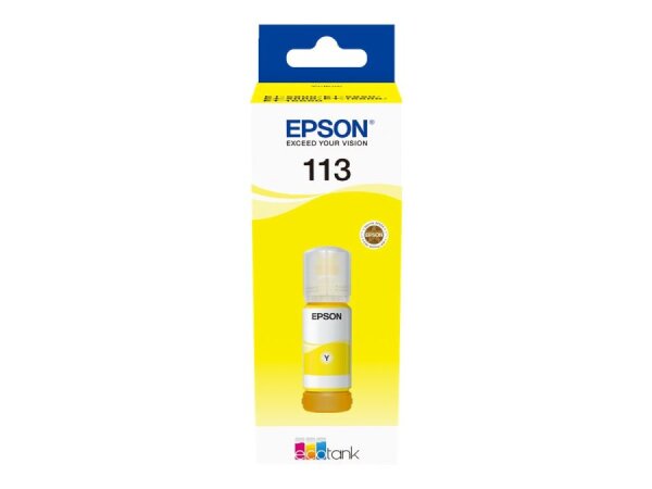 EPSON 113 EcoTank Pigment Yellow ink bottle