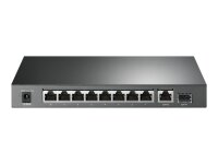TP-LINK 10-Port Gigabit Switch with 8-Port PoE+  ( TL-SG1210P )