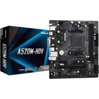ASROCK MB ASRock A520M-HDV SAM4  ( 90-MXBE50-A0UAYZ )