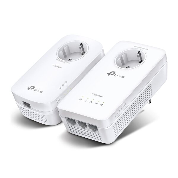 TP-LINK AV1300 Gigabit Passthrough Powerline ac Wi-Fi Kit  ( TL-WPA8631P KIT )