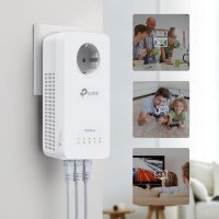 TP-LINK AV1300 Gigabit Passthrough Powerline ac Wi-Fi Kit  ( TL-WPA8631P KIT )