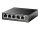 TP-LINK 5-Port 10/100 Mbps Desktop Switch with 4-Port PoE 41 W PoE Power, Deskto  ( TL-SF1005LP )