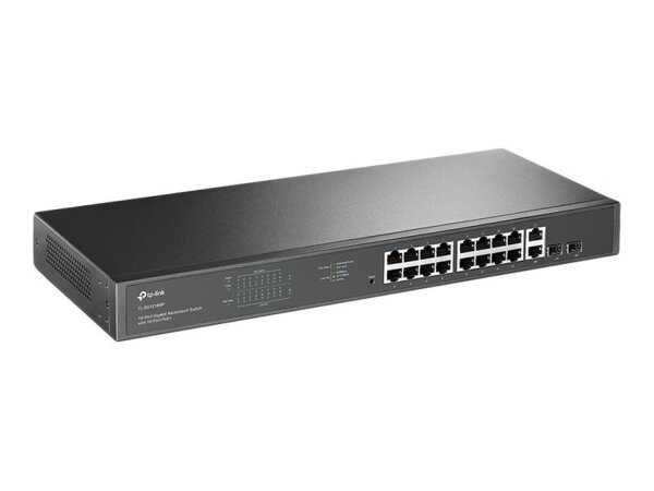 TP-LINK 18-Port Gigabit Rackmount  Switch with 16-Port PoE+  ( TL-SG1218MP )