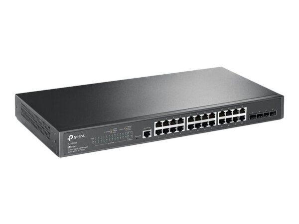 TP-LINK JetStream 24-Port Gigabit L2 Managed Switch with 4 Gigabit SFP Slots  ( TL-SG3428 )