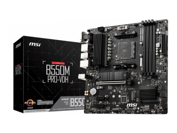 MSI MB MSI B550M Pro-VDH (B550,AM4,mATX,AMD)  ( 7C95-017R )