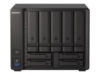 QNAP 9-bay NAS, AMD Ryzen V1500B 4C 8T 2.2GHz, 8GB DDR4 SODIMM, 5 x 2.5"/3.5" SA  ( TS-H973AX-8G )