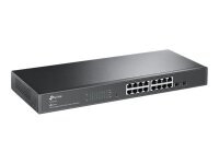 TP-LINK JetStream 16-Port Gigabit Smart Switch with 2...