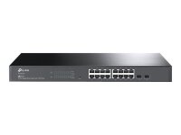 TP-LINK JetStream 16-Port Gigabit Smart Switch with 2...