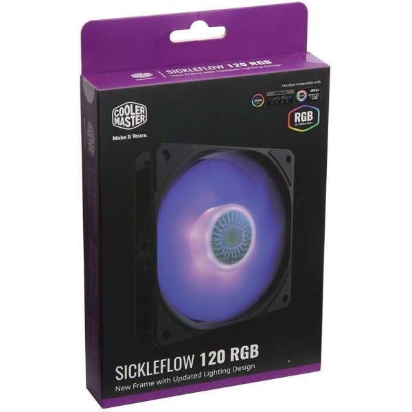 COOLERMASTER MasterFan SickelFlow RGB  ( MFX-B2DN-18NPC-R1 )