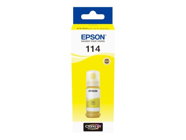 EPSON Ink/114 EcoTank Yellow ink bottle