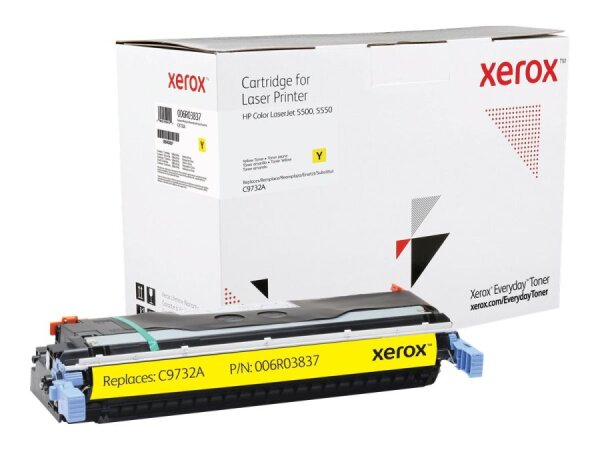 XEROX Everyday - Toner Gelb - ersetzt HP 645A für HP Color LaserJet 5500, 5550 kompatibel zu HP C9732A ( 006R03837 )