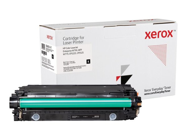 XEROX Everyday - Toner Schwarz - ersetzt HP 651A / 650A / 307A für HP Color LaserJet Enterprise M750
