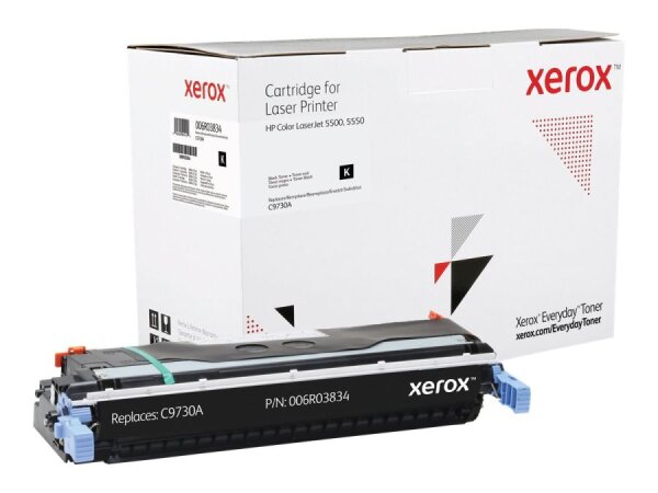 XEROX Everyday - Toner Schwarz - ersetzt HP 645A für HP Color LaserJet 5500, 555 kompatibel zu HP C9730A ( 006R03834 )