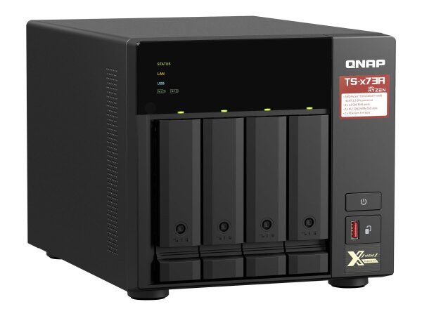 QNAP TS-473A - NAS-Server - 4 Schächte - SATA 6Gb/s - RAM 8 GB - 2.5 Gigabit Eth  ( TS-473A-8G )