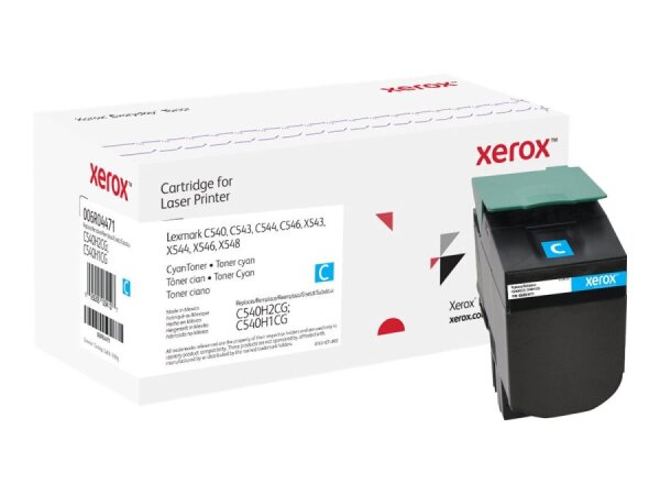 XEROX Everyday HighCap Toner Lexmark CY kompatibel zu Lexmark C540H1CG, Lexmark C540H2CG ( 006R04471 )