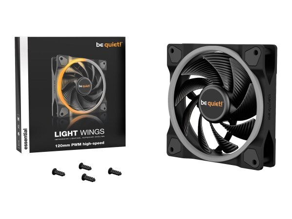 BE QUIET Lüfter be quiet! 120*120*25  Light Wings PWM high-speed  ( BL073 )