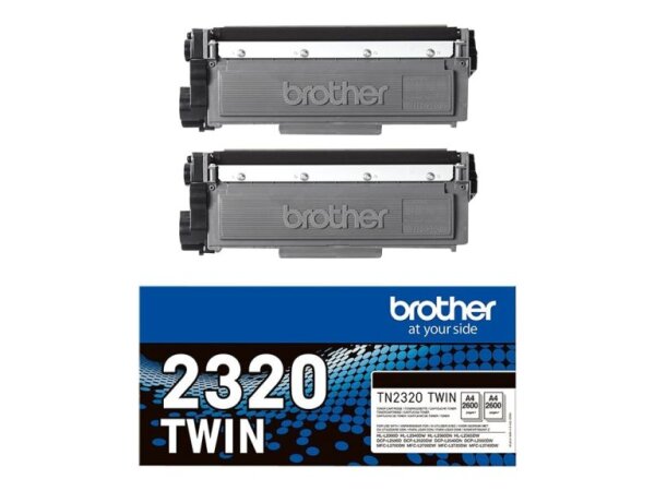 BROTHER Toner/TN2320TWIN Black 2x2600p