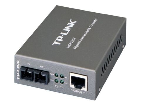 TP-LINK Omada 10/100/1000 Mbps RJ45 to 1000 Mbps Multi-mode SC Fiber Converter