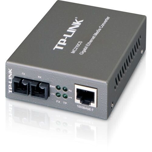 TP-LINK Omada 10/100/1000 Mbps RJ45 to 1000 Mbps Single-Mode SC Fiber Converter