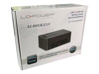 LC-Power LC-DOCK-U3-V Speicherlaufwerk-Docking-Station USB 3.2 Gen 1 (3.1 Gen 1)  ( LC-DOCK-U3-V )
