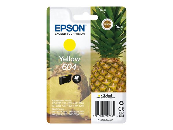 EPSON 604 - 2.4 ml - Gelb
