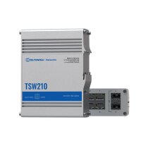TELTONIKA IP30 Industrie 8-Port 1Gbit 2-Port SFP unmanaged Switch -40°C ( TSW210  ( TSW210 )
