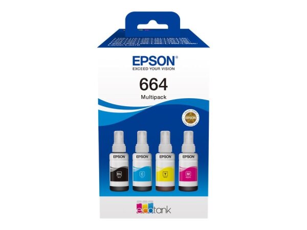EPSON 664 EcoTank 4-colour Multipack  ( C13T66464A )