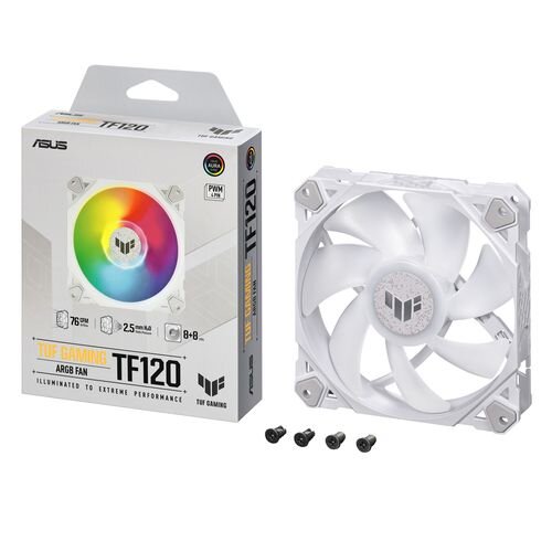 ASUS Lüfter TUF Gaming TF120 ARGB white  ( 90DA0033-B09000 )