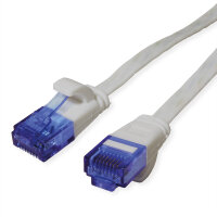 VALUE Patchkabel Kat.6A (Class EA) UTP, extra-flach, grau, 5 m (21.99.2015)