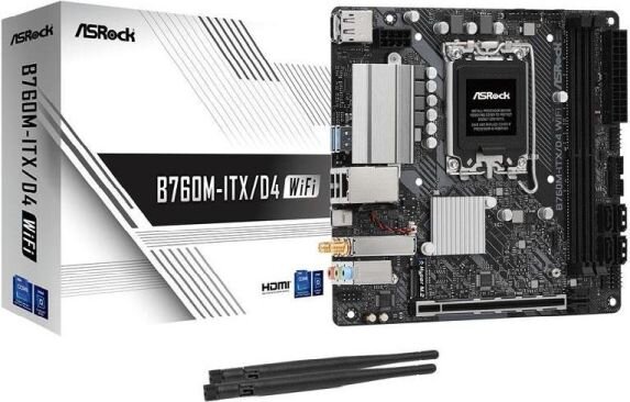 ASROCK B760M-ITX/D4 WiFi S1700  ( 90-MXBKY0-A0CAYZ )