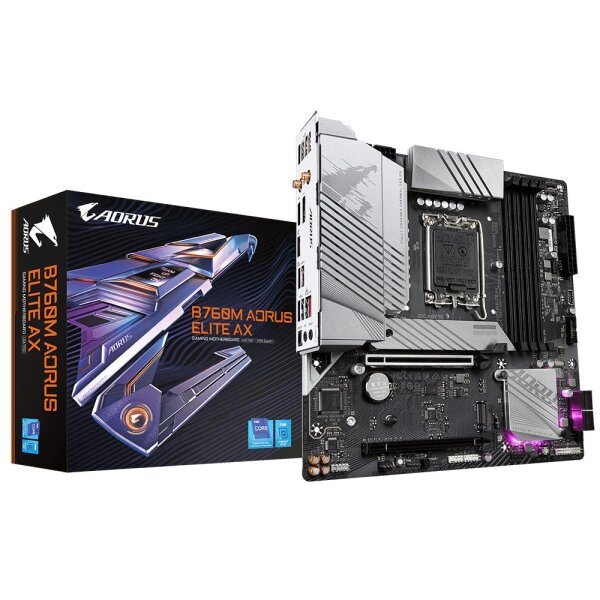 GIGABYTE B760M AORUS ELITE AX S1700  ( B760M AORUS ELITE AX )