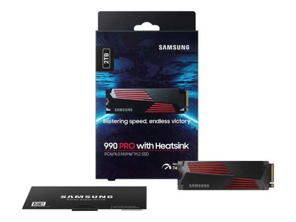 Samsung 990 PRO Heatsink NVMe™ M.2 SSD - 2 TB  ( MZ-V9P2T0CW )