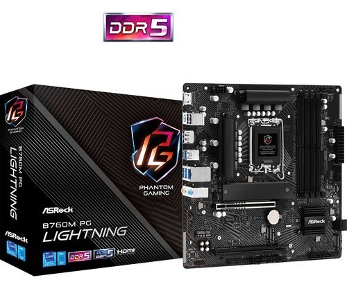 ASROCK B760M PG Lightning S1700  ( 90-MXBM20-A0UAYZ )