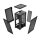 CORSAIR Mini-ITX 2000D AIRFLOW Black  ( CC-9011244-WW )