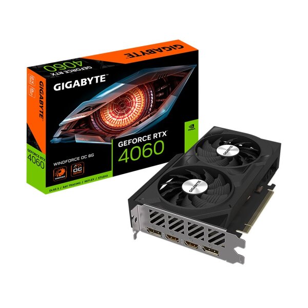 GIGABYTE RTX4060 Windforce OC 8GB  ( GV-N4060WF2OC-8GD )